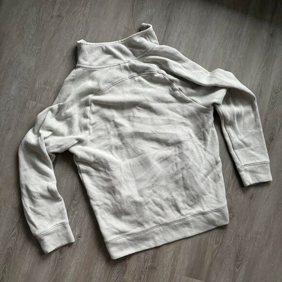 All In Motion Gray and White Half Zip Sweatshirt - Picture 4 of 6